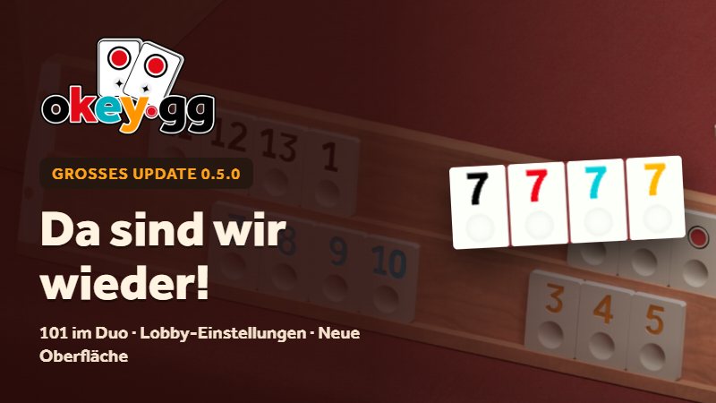 Großes Update 0.5.0: Da sind wir wieder!